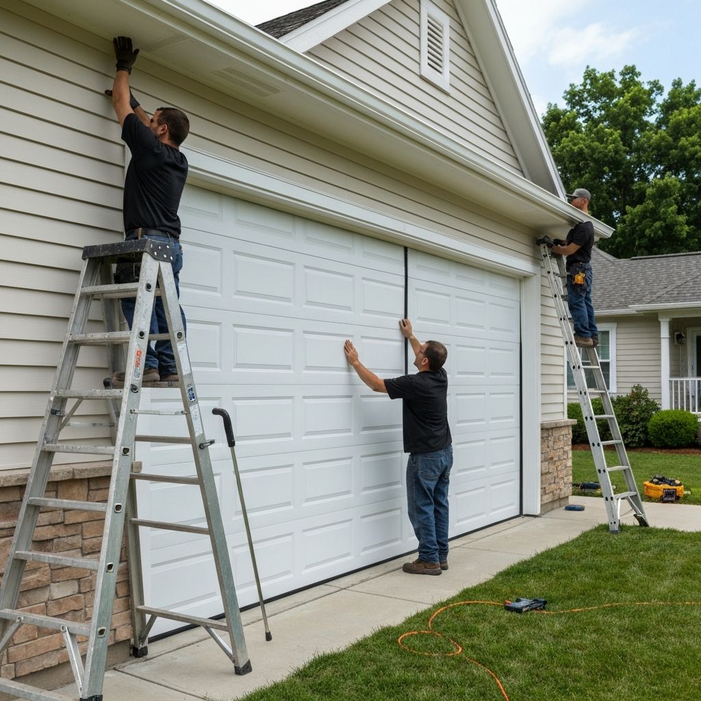 Professional garage door installation