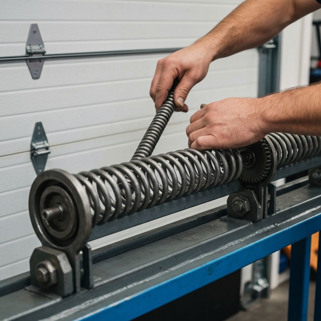 Garage door spring repair service